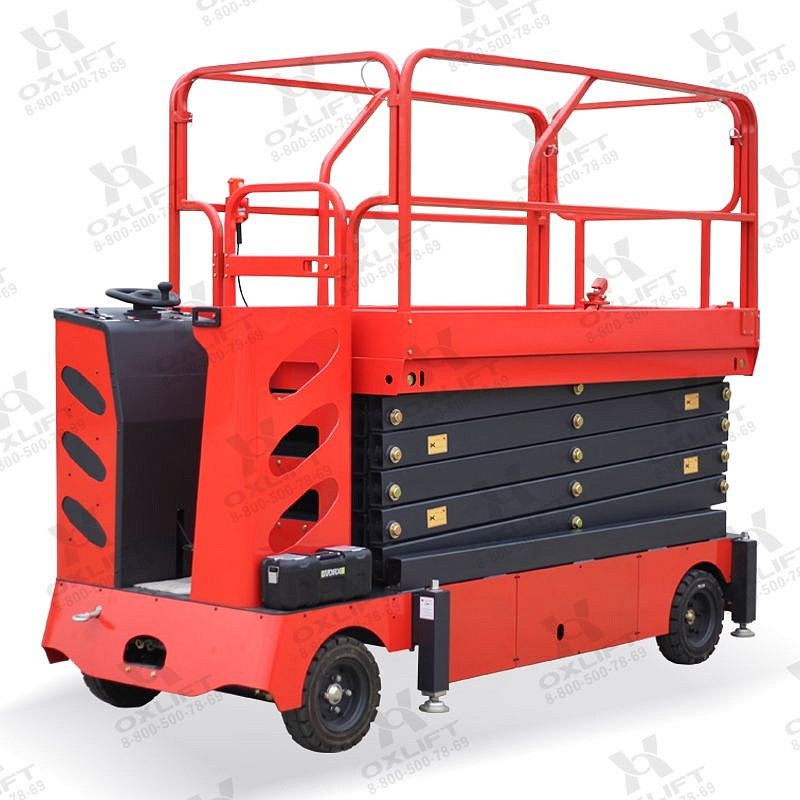 Фото 29 - Самоходный Ножничный Подъемник QZ-050-075 WD OXLIFT 500 кг 7.5 м.
