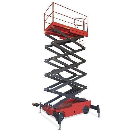 Фото 53 - Самоходный Ножничный Подъемник QZ-050-120 OXLIFT 500 кг 12 м.