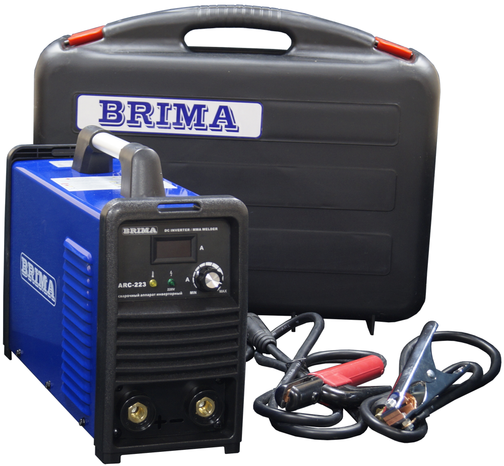Фото 21 - Сварочный аппарат BRIMA ARC-223 PROFESSIONAL в кейсе.