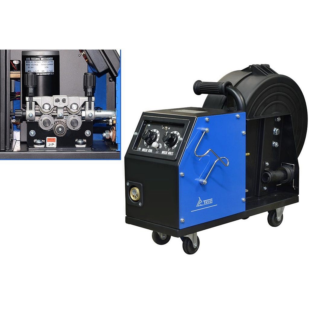 Фото 23 - Закрытый подающий механизм, 4 ролика для PRO MIG/MMA-400/500F / wire feeder.