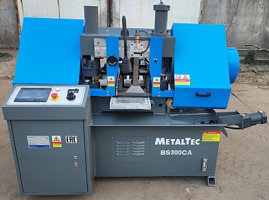 Фото 13 - MetalTec BS 300 ZA автоматический колонный ленточнопильный станок.