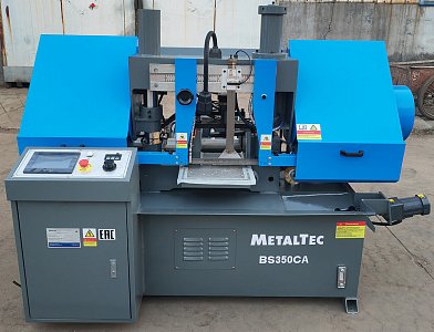 Фото 63 - MetalTec BS 350 CA автоматический колонный ленточнопильный станок.